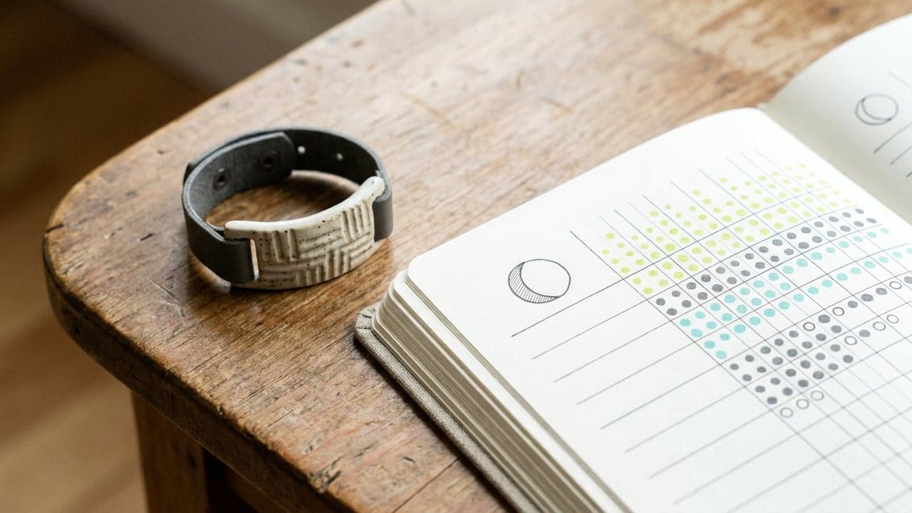 Wearable junto a un registro diario de hábitos