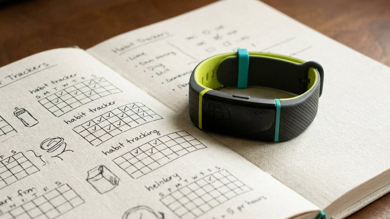 Wearable junto a un registro diario de hábitos