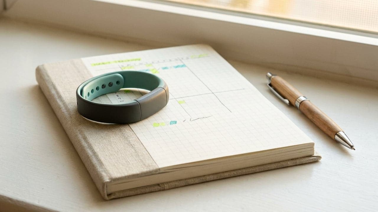 Wearable junto a un registro diario de hábitos