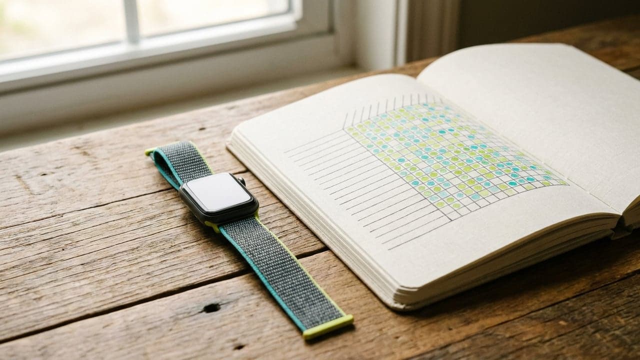 Wearable junto a un registro diario de hábitos