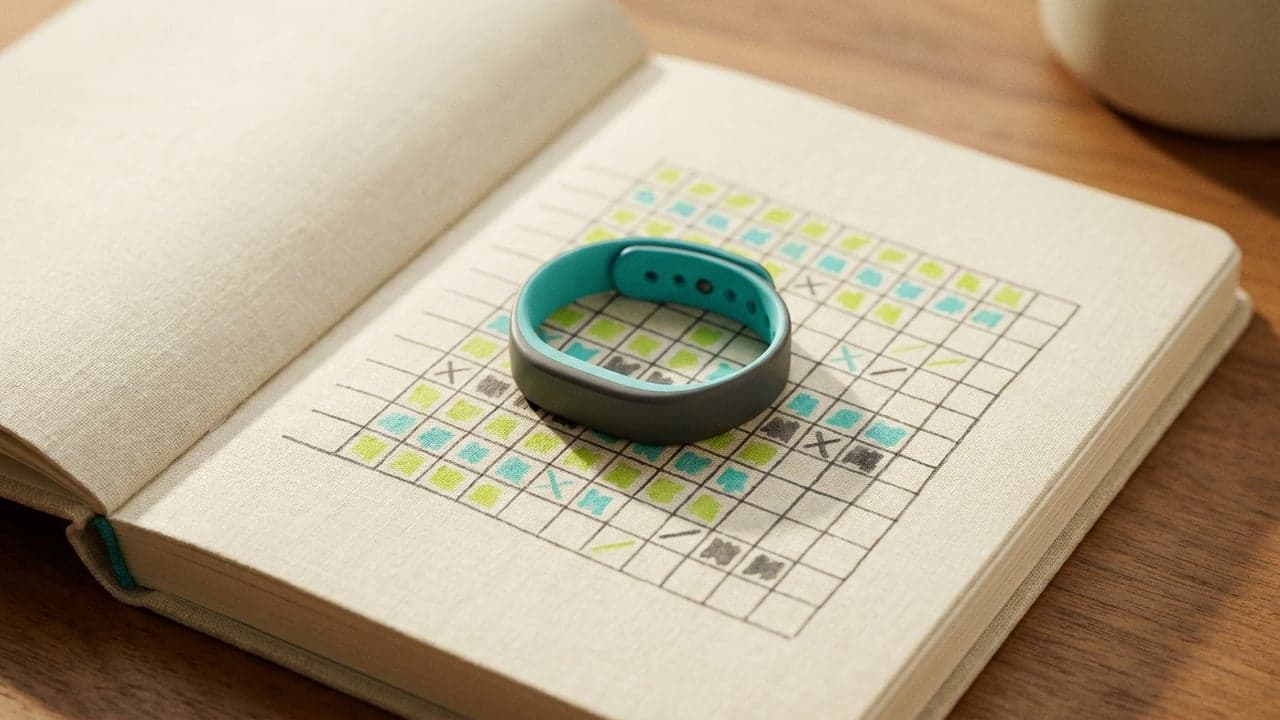 Wearable junto a un registro diario de hábitos