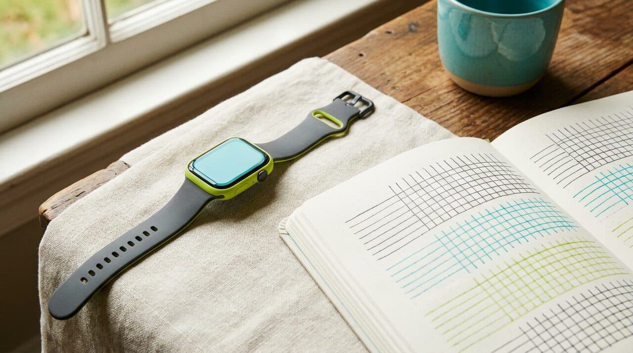 Wearable junto a un registro diario de hábitos